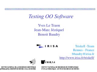 Testing OO Software