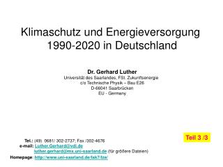Klimaschutz und Energieversorgung 1990-2020 in Deutschland