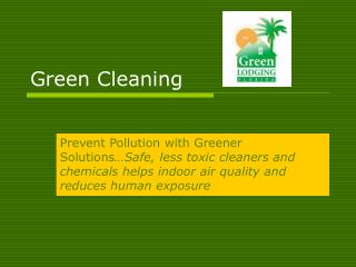 Green Cleaning