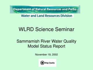 WLRD Science Seminar