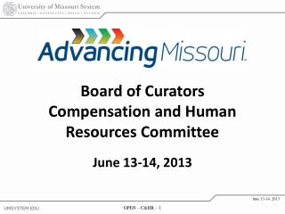 Board of Curators Compensation and Human Resources Committee