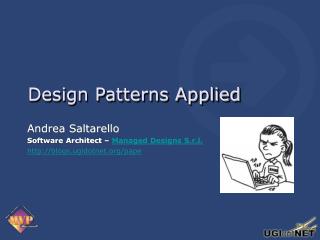 Design Patterns Applied