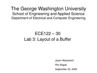 ECE122 – 30 Lab 3: Layout of a Buffer