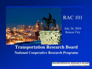 Transportation Research Board National Cooperative Research Programs