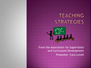 Teaching strategies