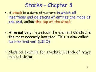 Stacks – Chapter 3
