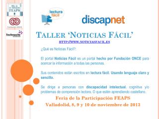 Taller ‘Noticias Fácil’ noticiasfacil.es