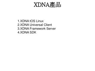 XDNA 產品