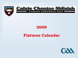 2009 Fixtures Calendar