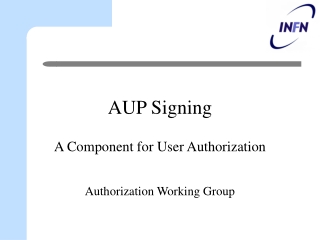 AUP Signing