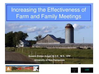 Increasing the Effectiveness of Farm and Family Meetings