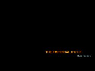 THE EMPIRICAL CYCLE