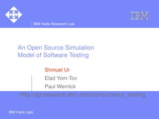 An Open Source Simulation Model of Software Testing