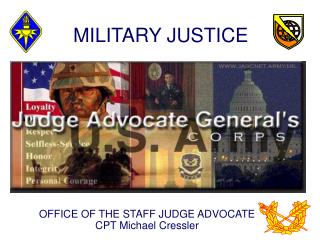 MILITARY JUSTICE