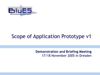 Scope of Application Prototype v1
