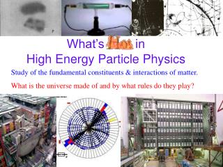 What’s Hot in High Energy Particle Physics