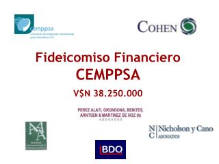 Fideicomiso Financiero CEMPPSA V$N 38.250.000