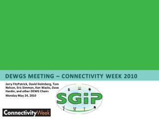 3:30 SG Domain Expert Working Groups Joint Session Charter Overview