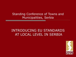 Standing Conference of Towns and Municipalities, Serbia