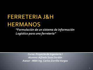 FERRETERIA J&amp;H HERMANOS