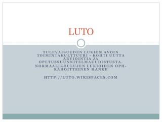 LUTO