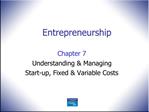 Entrepreneurship