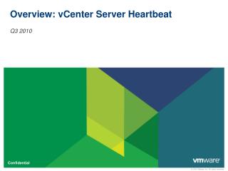 Overview: vCenter Server Heartbeat