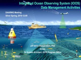 Integrated Ocean Observing System (IOOS) Data Management Activities