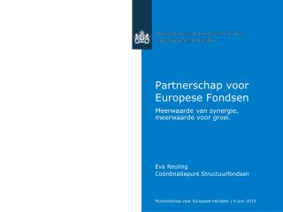 Partnerschap voor Europese Fondsen