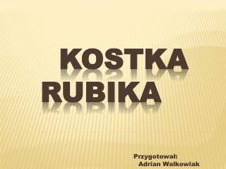 Kostka rubika