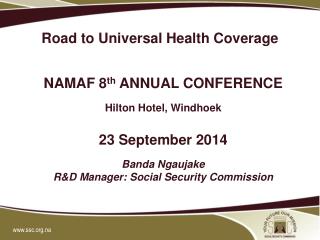 Road to Universal Health Coverage