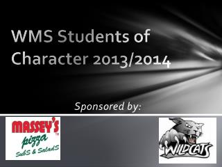 WMS Students of Character 2013/2014