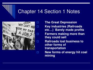 Chapter 14 Section 1 Notes