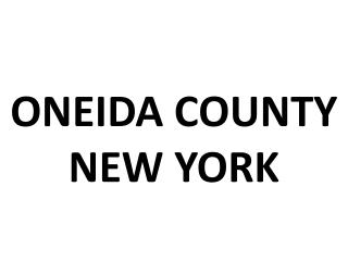 ONEIDA COUNTY NEW YORK