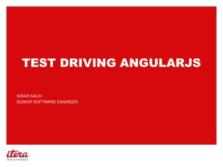 Test driving angularjs