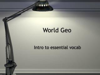World Geo