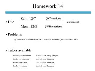Homework 14