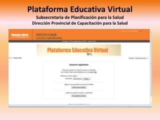 Plataforma Educativa Virtual Que es?