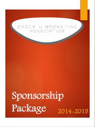 Sponsorship Package