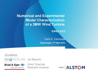 Numerical and Experimental Modal Characterization of a 3MW Wind Turbine