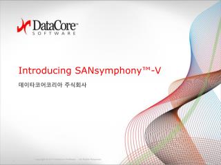 Introducing SANsymphony™-V