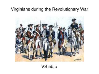 Virginians during the Revolutionary War