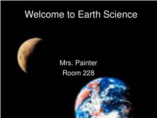 Welcome to Earth Science