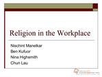 Religion in the Workplace