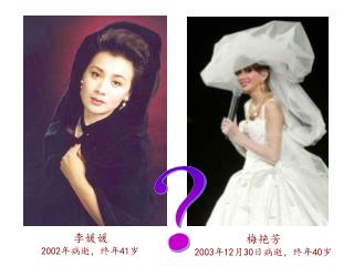 李媛媛 2002 年病逝，终年 41 岁