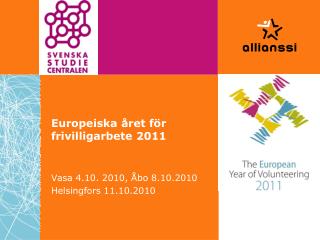 Europeiska året för frivilligarbete 2011