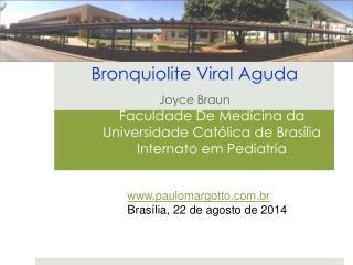 Faculdade De Medicina da Universidade Católica de Brasília Internato em Pediatria