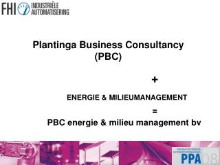 Plantinga Business Consultancy (PBC)