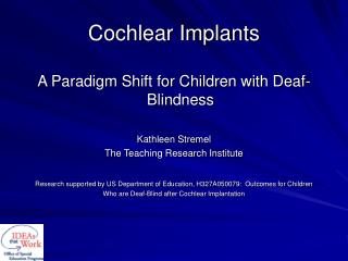 Cochlear Implants