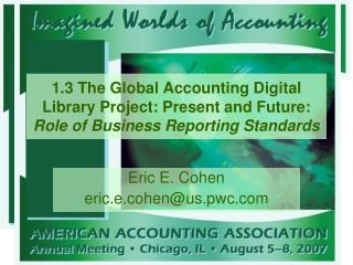 Eric E. Cohen eric.e.cohen@us.pwc